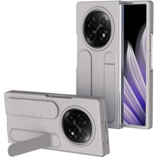 Oppo Find N5 Hybrid cover med armbånd og kickstand - Titanium grå