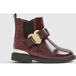 River Island River Island Piger Patenteret Hjerteformet Chelsea Støvler