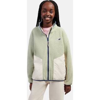 New Balance New Balance Premium Teddystof Fleece med lynlås og gennemgående funnel