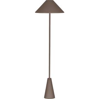 Globen Lighting Cannes Gulvlampe Mocha - Gulvlamper Metal Ruskind - 403406