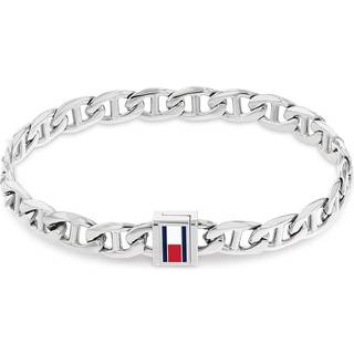 Enamel Flag Stainless Steel Chain-Link Bracelet