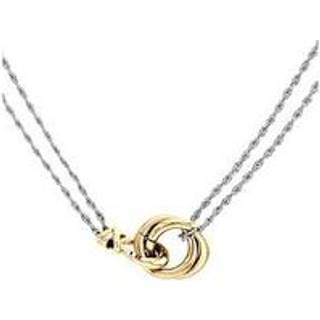 Tommy Hilfiger 2780989 Stainless Steel And Gold Tone Double Rope Necklace - J7357