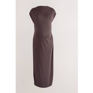 Next Chocolate Brown Maternity Short Sleeve Dress - 44