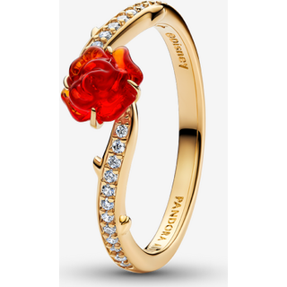 Pandora Ring - Disney Beauty and The Beast - 163984C01 - rot