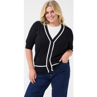 Kaffe Curve KCmallie Cardigan - Sort - Str L - Damer