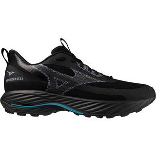 Mizuno Wave Rider GTX 3 Trail Running Shoe Men - Black, Turquoise, Size 12 - black