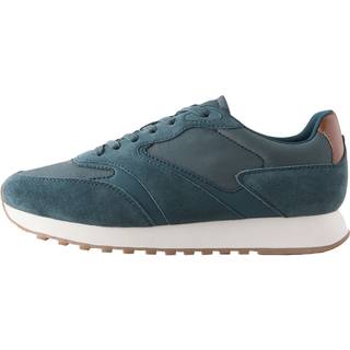 Next Navy Smart Casual Runners Trainers with Suede Trim