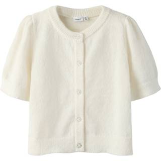 Med 2/4-ærmer Strikket Cardigan