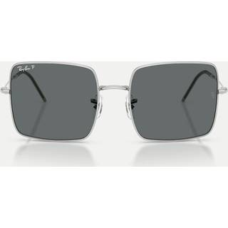 Ray - Ban Kvinde RBR0104S SQUARE REVERSE 003/81 Solbriller Metal Sølv Grå Firkantet Polariseret