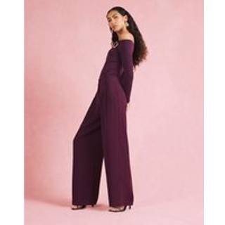 River Island River Island Bukser med bælte og brede bukseben