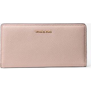 MK Bryant Large Pebbled Leather Snap-Front Wallet - Pink - Michael Kors - ONE SIZE