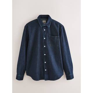 Next Indigo Blue Long Sleeve Denim Shirt - xsmall