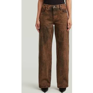 Judee Low Waist Loose Jeans - faded cognac skin - Women
