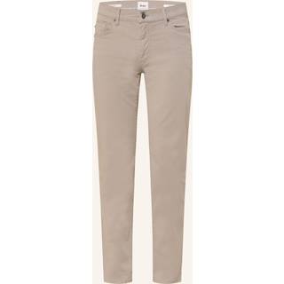 Brax Cadiz Cotton Satin 5-Pocket Pants Stone