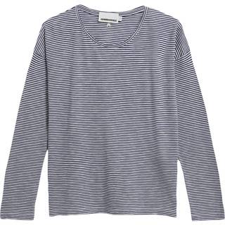 ARMEDANGELS Women's Xianaa Lovely Stripes Longsleeve Damer størrelse XS farve grå
