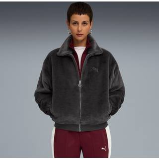 PUMA Wardrobe Essentials Soft Fleece Jacket Women, Clothing, Dusky Gray, S