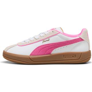PUMA Club Klassika Sneakers Women, Shoes, White/Pink Pixel/Vapor Gray, 38