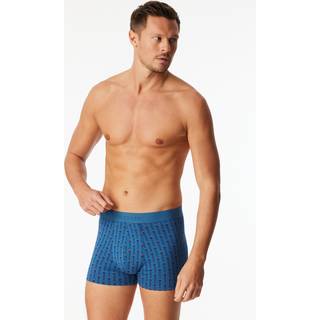 Schiesser Herren Unterwäsche blau Baumwolle & Mix Gemustert,unifarben