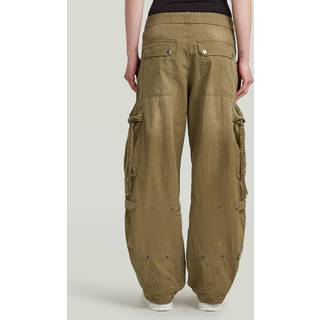 Balloon Cargo Pants - Green - Women