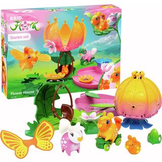 BRIO Flora Flower House startset med 3 figurer - 19 dele