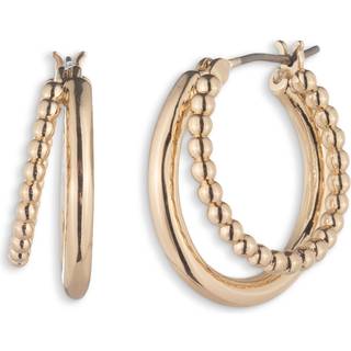 Lauren Ralph Lauren Lauren Ralph Lauren Gold Gold Tone 20 mm Bead Split Earrings