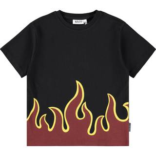 Molo Riley T-shirts Hot  Hot 98 cm  Sort  98 cm  mand
