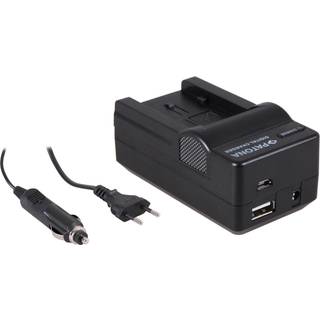 4-i-1 oplader til Panasonic VBK180 VBK360 HDC-DX3 HDC-HS60