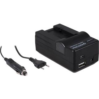 4-i-1 oplader til SONY-Batteri NP-FC10, NP-FC11