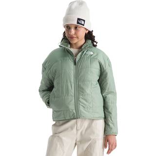 The North Face Girl's Reversible Shasta Fullzip Jacket Syntetisk jakke Børn størrelse XXL farve turkis