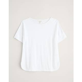 Seasalt Cornwall Seasalt Cornwall White Bryher View 100% Cotton Boat Neck T-Shirt