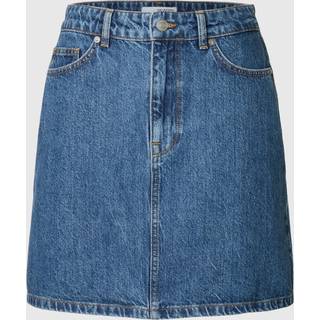 Harper Nederdel, Medium Blue Denim, 34