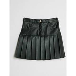 River Island River Island plisseret nederdel i imiteret læder - 128 cm (8 år)