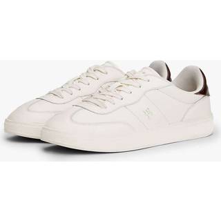 Tommy Hilfiger Tommy Hilfiger White Heritage Shiny Leather Trainers