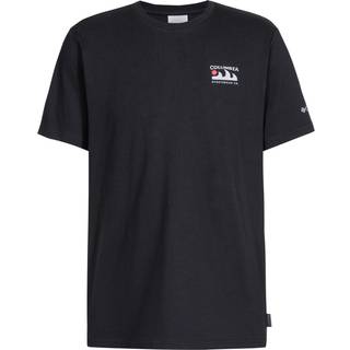 Columbia Explorers Canyon Back T-shirt - S - black/peaks and waves