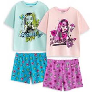 Vanilla Underground Vanilla Underground Monster High Multi Short Sleeve Short Leg Pyjama Set 2 Pack