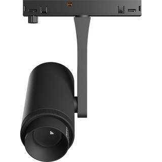 System Shift Nano Spot Zoom - skinnespot, 40x80x145mm, 7W, 15-45°, sort - Dæmpbar : Ikke dæmpbar, Kulør : Varm