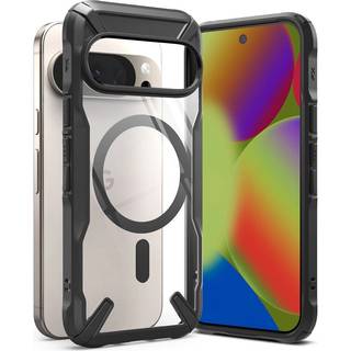 Google Pixel 10 / 10 Pro Ringke Fusion X Cover - MagSafe Kompatibel - Sort / Gennemsigtig
