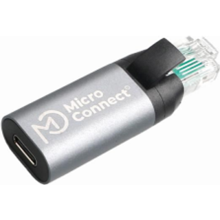 MICROCONNECT USB C Female to RJ45 Male