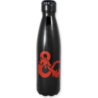 Dungeons & Dragons Logo | Metal rustfrit stål vandflaske | Officielle Dungeons & Dragons Collectible | Holder 17 ounces