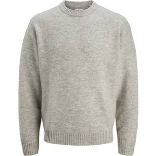 Jack & Jones Soho Ollie Knit Crew Neck Light Grey Melange