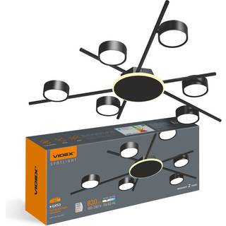 Loftspotlampe GX53 - 230V, 830lm, 9W back light + max 6x30W - Kulør : Varm