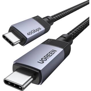 UGREEN USB-C til USB-C Kabel 240W / 40 Gbps / 1 m - Grå