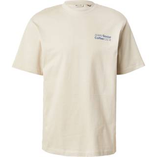 ONLY & SONS Fred Relaxed Fit Coffee Club Tee Silver Lining
