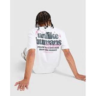 Unlike Humans Crafted T-Shirt, Hvid - XL
