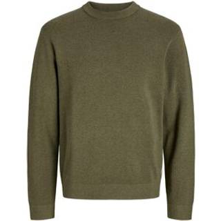 Ensfarvet Striktrøje