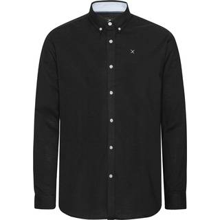 Clean Cut Copenhagen Oxford Stretch Plain L/S Black