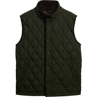 Superdry Superdry Green Quilted Estate Gilet