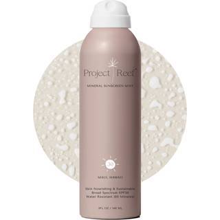 Projektrev SPF 30 Mineral Sunscreen Spray - Icke -Aerosol Reef Safe Zinc Sun Block w/ Natural Ingredienser Inga vita gjutna solskyddsmedel för al