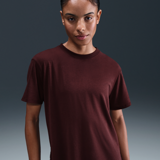 Kortærmet Nike One Relaxed Dri-FIT-trøje til kvinder - rød - S (EU 36-38)