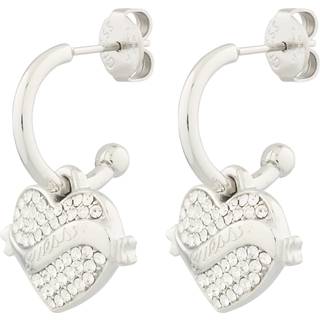 Guess JUBE05477JWRHT/U Damen-Ohrringe Creolen Herz
